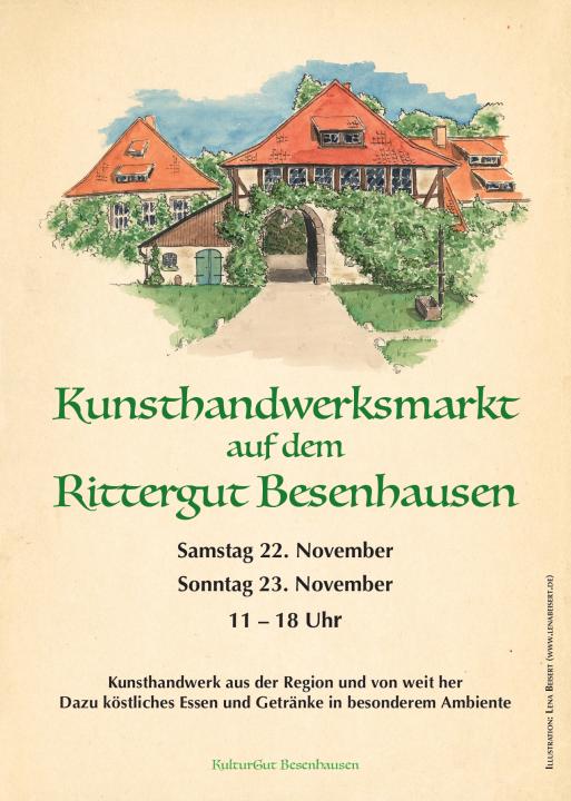  Kunsthandwerksmarkt Rittergut Besenhausen - Foto 1