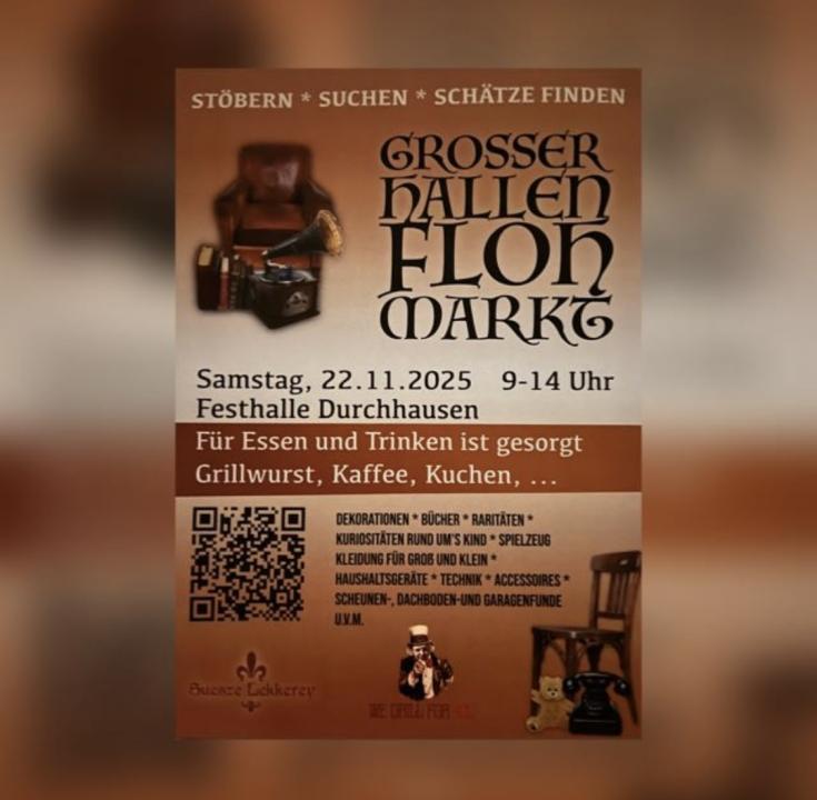  Großer Hallenflohmarkt Durchhausen - Foto 1