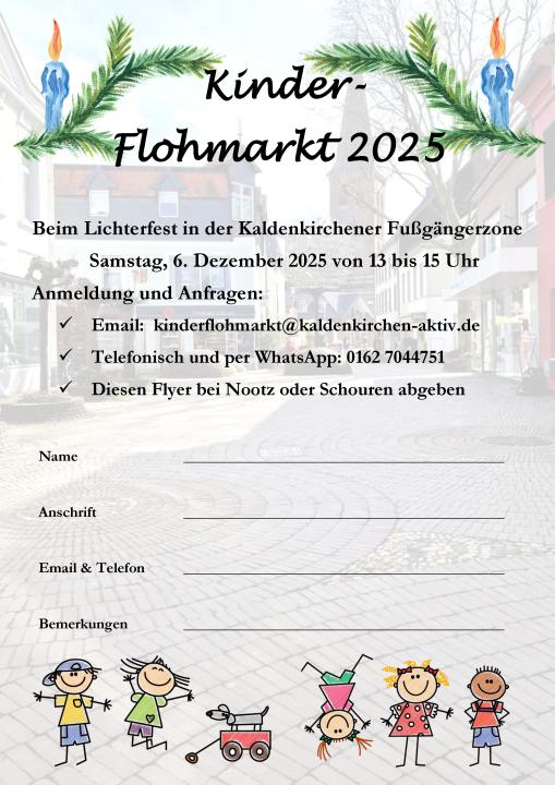  Kinderflohmarkt beim  Kaldenkirchener Lichterfest - Foto 1