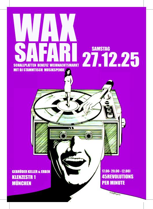  WAXSAFARI Charity-Schallplattenflohmarkt - Foto 1