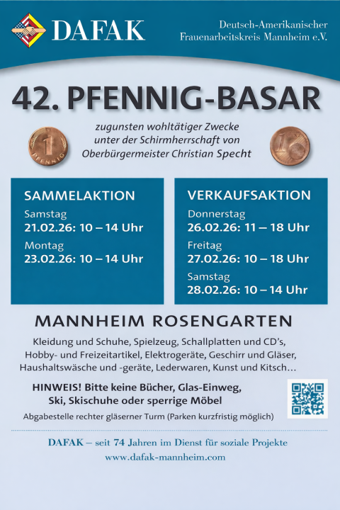  PFENNIGBASAR SAMMELTAG 2026 - Foto 1