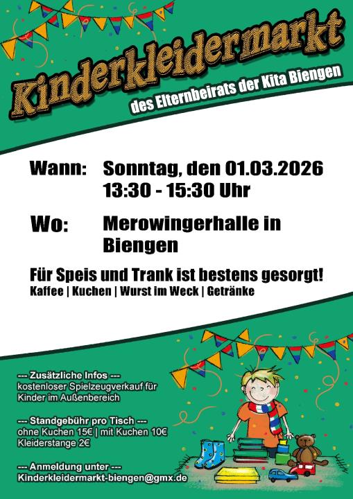  Kinderflohmarkt Biengen - Foto 1