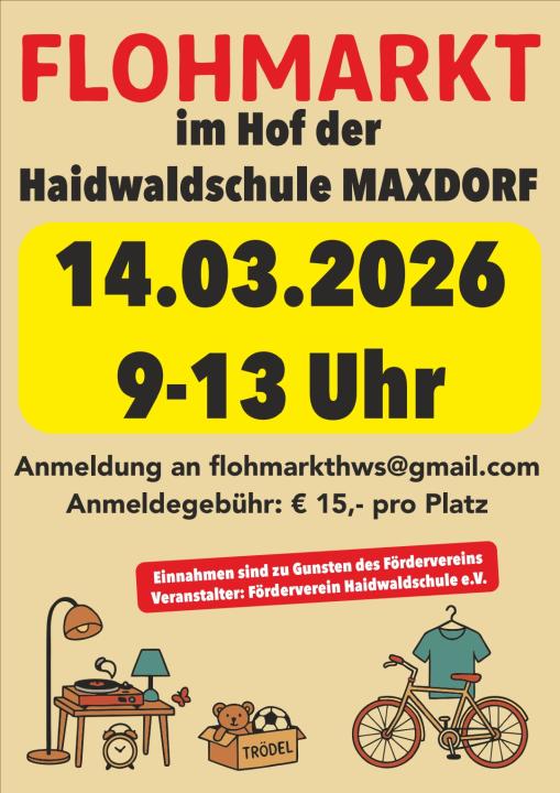  Flohmarkt im Hof der Haidwaldschule Maxdorf - Foto 1