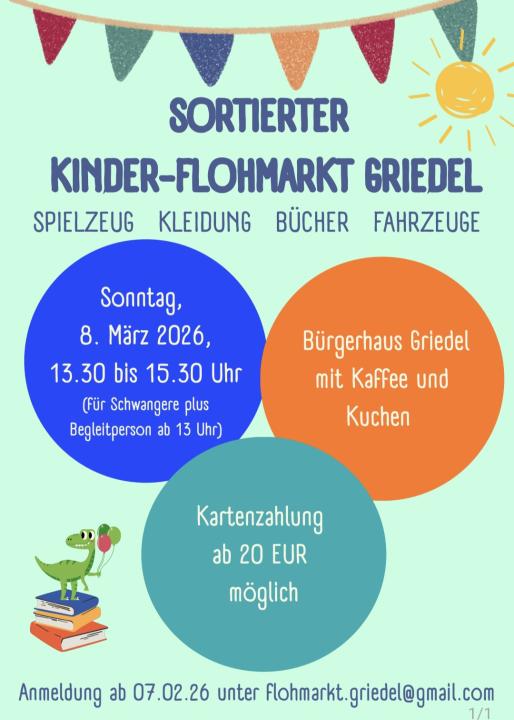  Sortierter Kinderflohmarkt Griedel - Foto 1