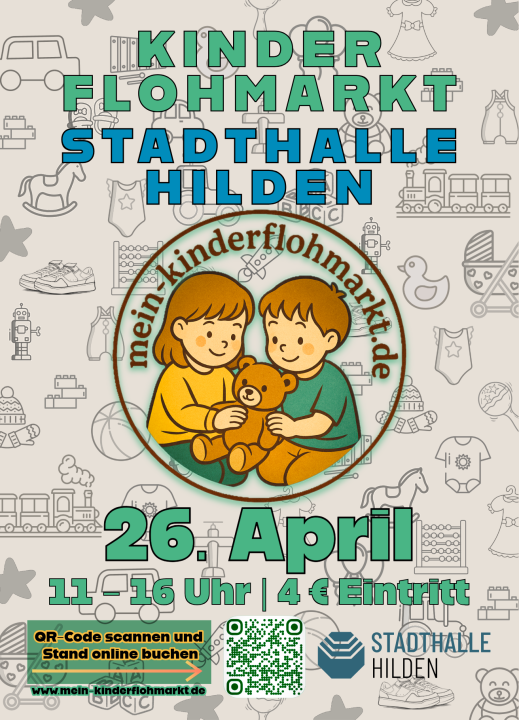  Indoor Kinderflohmarkt Stadthalle Hilden - Foto 1