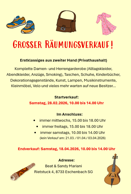  Grosser Räumungsverkauf - Foto 1