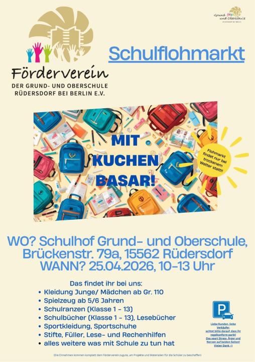  Schulflohmarkt GOS Rüdersdorf - Foto 1
