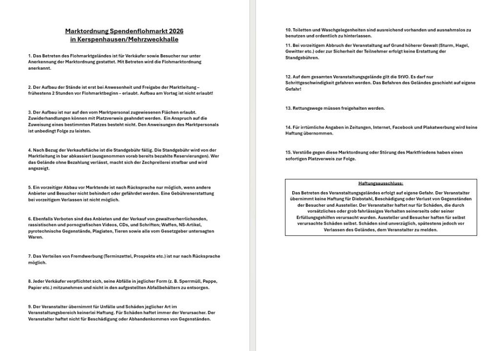  Spendenflohmarkt Kerspenhausen - Foto 2