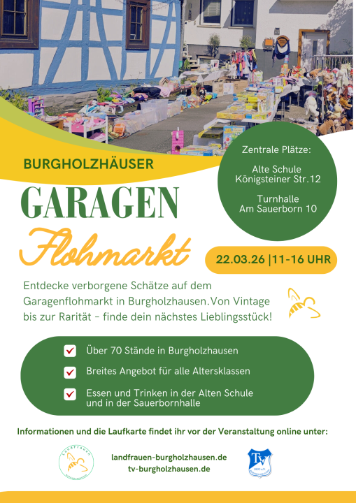  Garagenflohmarkt in Burgholzhausen - Foto 1
