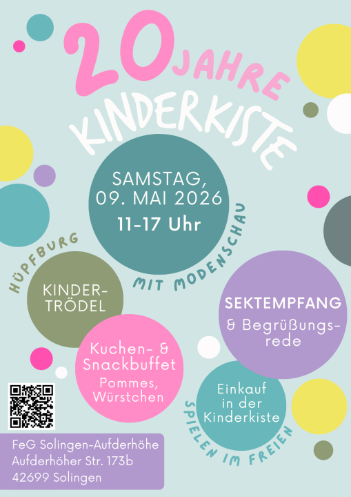  20 Jahre Kinderkiste FeG Solingen Aufderhöhe - Foto 1