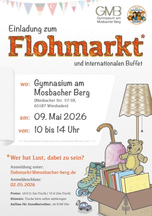  GMB-Flohmarkt mit internationalem Buffet - Foto 1