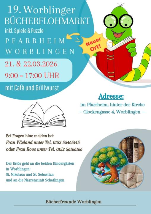  19. Bücherflohmarkt Worblingen - Foto 1