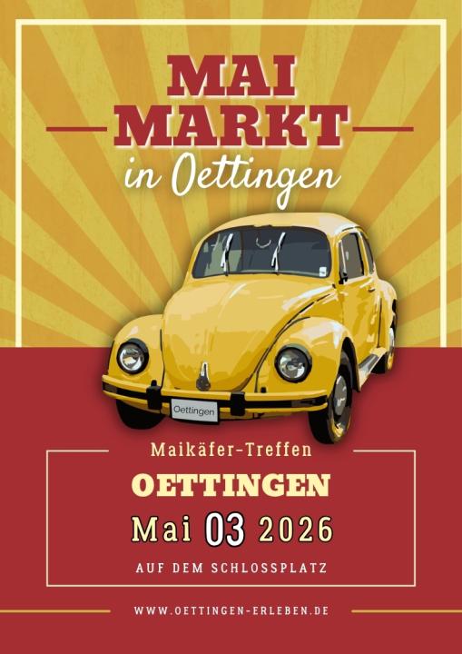  Maimarkt "Maikäfer-Treffen" am 3. Mai 2026 in Oettingen - Foto 2