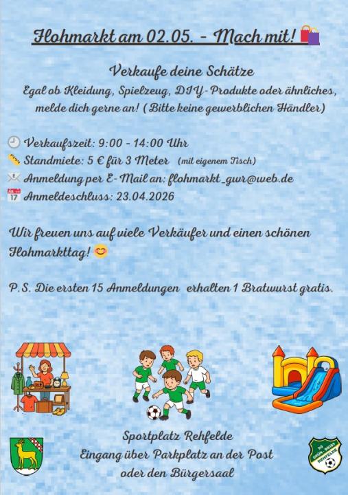  Flohmarkt der SG Grün-Weiß Rehfelde - Foto 2