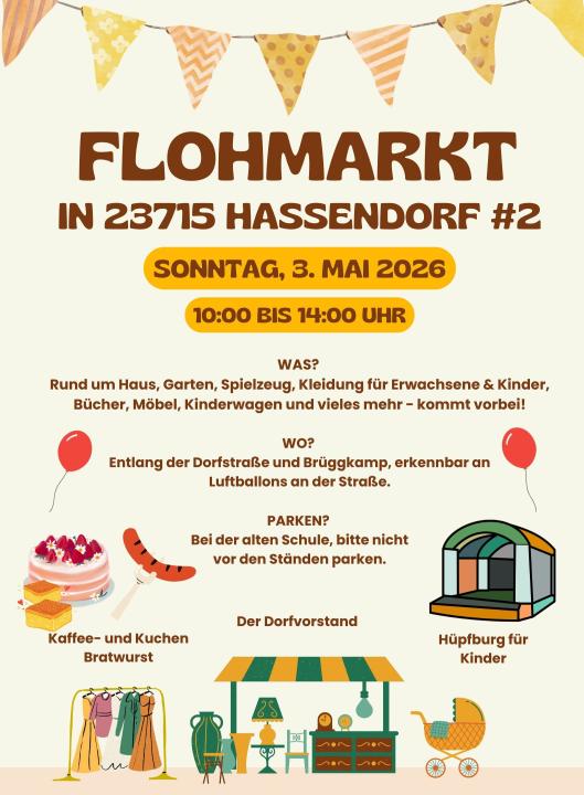  Dorfflohmarkt in 23715 Hassendorf - Foto 1