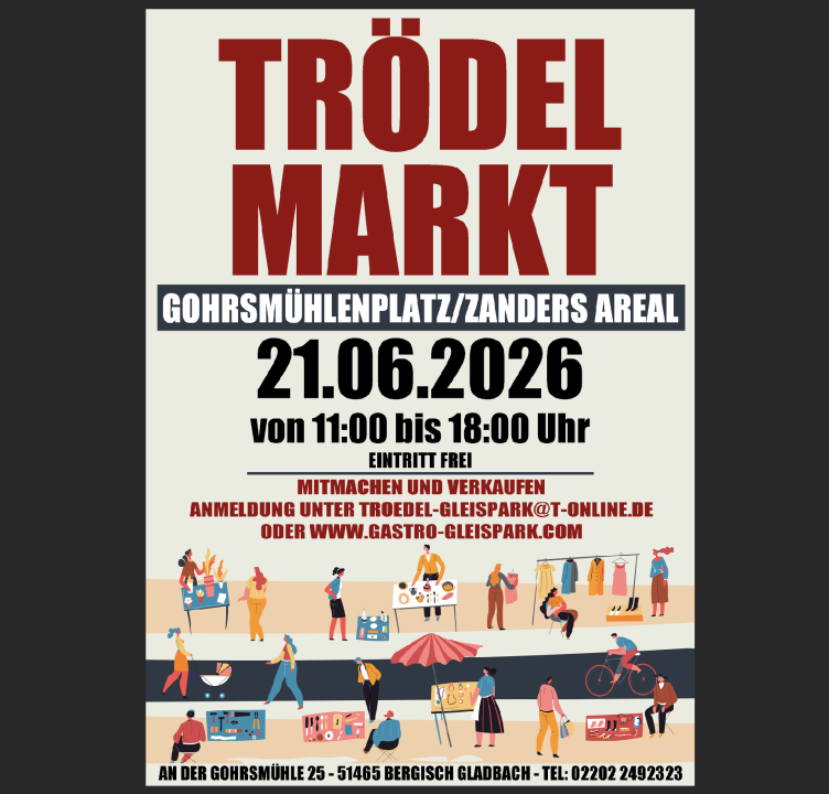  Trödelmarkt Gohrsmühlenplatz / Zanders Areal - Foto 1