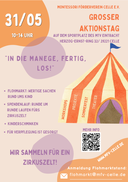  Montessori Förderverein Celle e.V. Flohmarkt "IN DIE MANEGE, FERTIG, LOS" - Foto 1