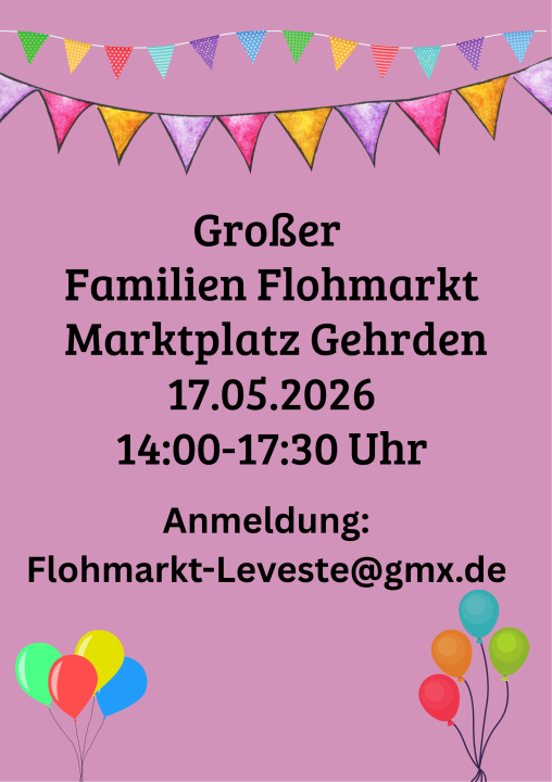  Großer Familienflohmarkt Gehrden - Foto 1