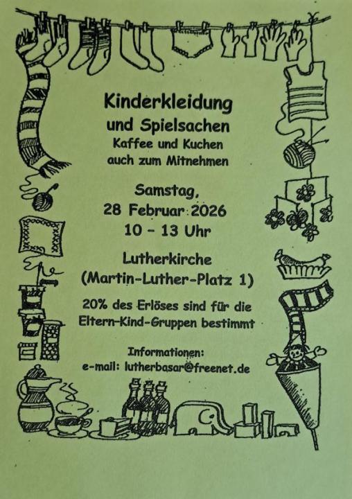  Kinderkleider- und Spielzeugbasar der Luthergemeinde - Foto 1