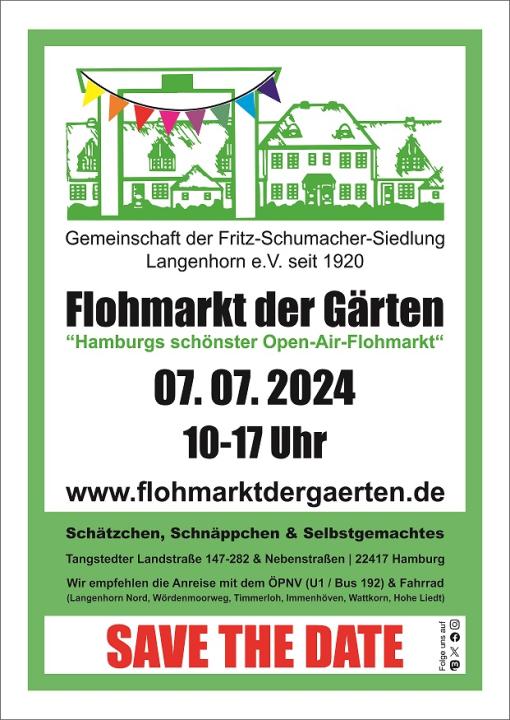  „Flohmarkt der Gärten“ der Fritz-Schumacher-Siedlung Hamburg Langenhorn 2024 - Foto 3
