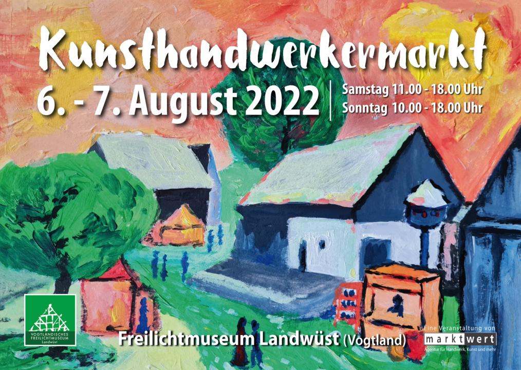  „Kunsthandwerkermarkt“ Vogtländisches Freilichtmuseum Landwüst in Markneukirchen - Foto 1