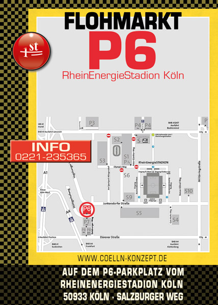  Flohmarkt Köln P6-Parkplatz vom RheinEnergieStadion - Foto 1