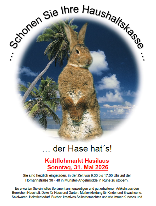  23 Jahre Kultflohmarkt Hasilaus - 100 Meter Flohmarktmeile - Edelflohmarkt - Foto 1