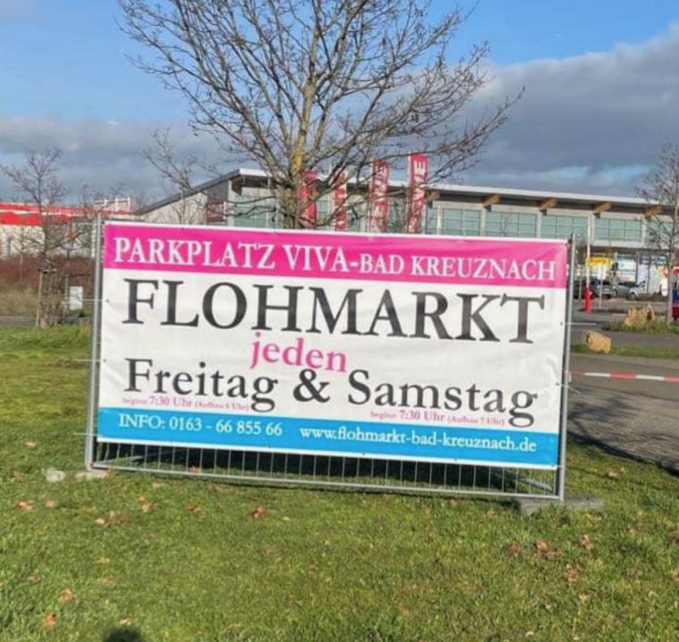  Flohmarkt Bad Kreuznach Parkplatz Diskothek VIVA - Freitag - Foto 1