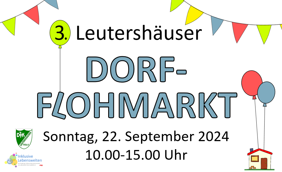  3. Leutershäuser Dorfflohmarkt - Foto 1