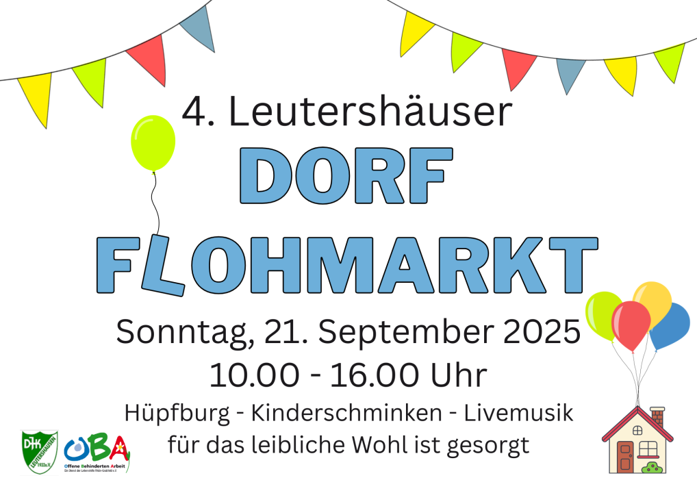  4. Leutershäuser Dorfflohmarkt - Foto 1