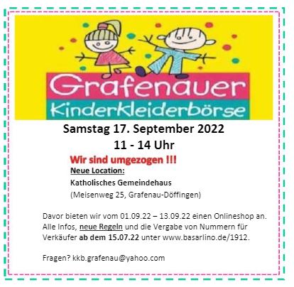  Grafenauer Kinderkleiderbörse - Foto 1