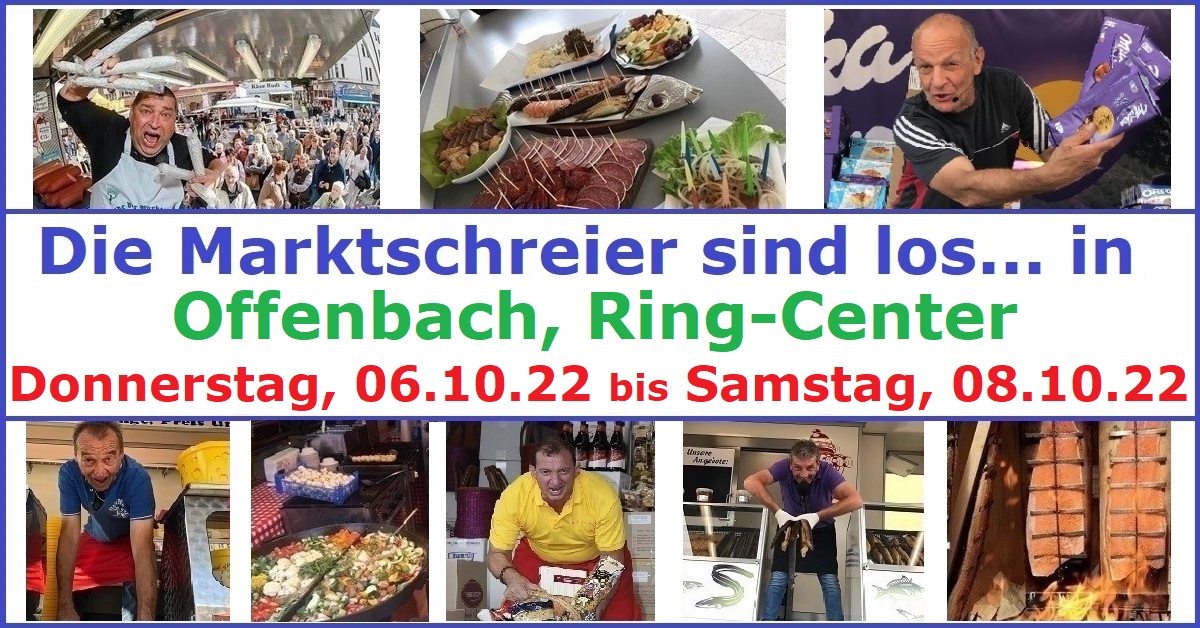  Die Marktschreier sind los in Offenbach am Ring-Center - Foto 1