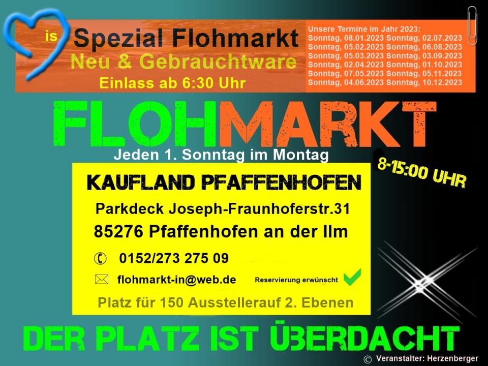  Flohmarkt in Pfaffenhofen am Kaufland überdacht - Foto 2