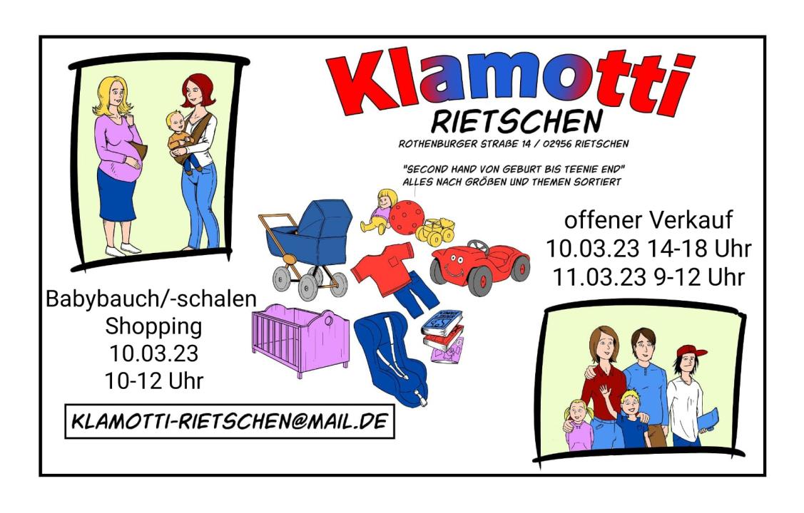  Klamotti Rietschen Second Hand nach Größen sortiert - Foto 1
