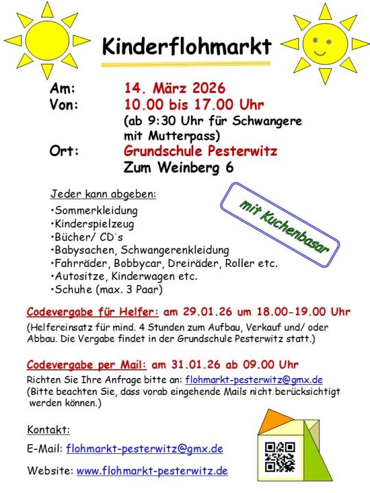  Kindersachenflohmarkt Pesterwitz - Foto 1