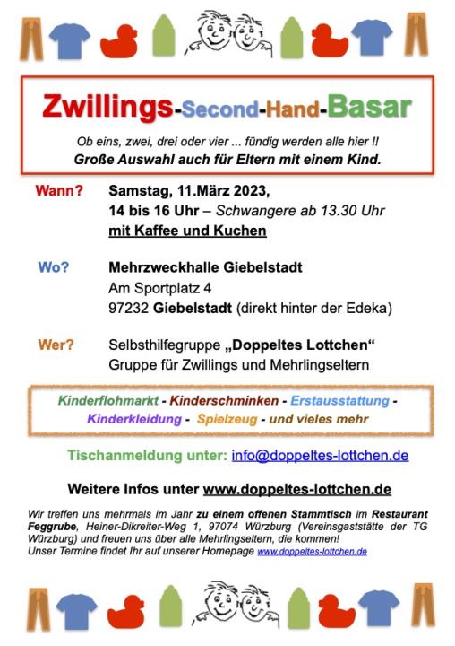  Zwillings-Second-Hand-Basar in Giebelstadt - Foto 1