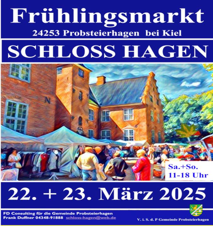  Frühlingsmarkt auf Schloss Hagen bei Kiel - Foto 1