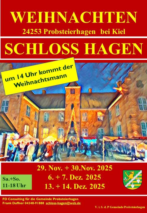 Weihnachtsmarkt auf Schloss Hagen bei Kiel - Foto 1