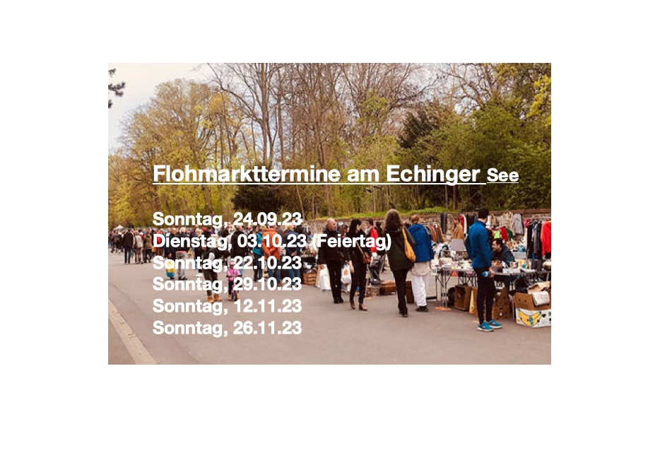  Flohmarkt am Echinger See - Foto 1