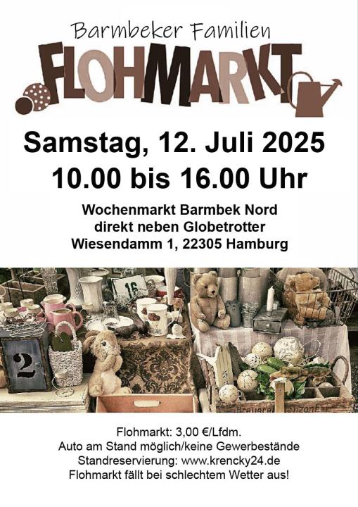 Barmbeker Familien-Flohmarkt - Foto 1