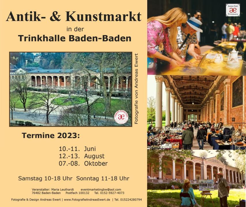  Antik- und Kunstmarkt in der historischen Trinkhalle Baden- Baden 2024 - Foto 1