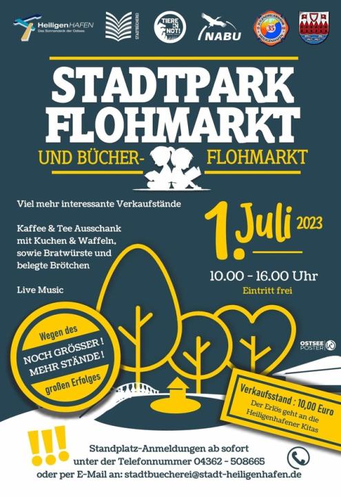  Stadtparkflohmarkt mit Bücherflohmarkt Heiligenhafen - Foto 1