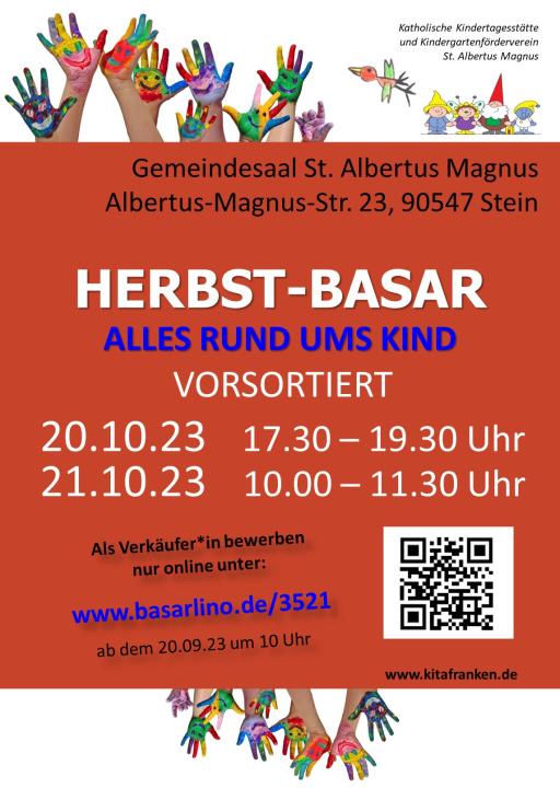  vorsortierter Herbsbasar des Kindergartens Albertus Magnus in Stein - Foto 1