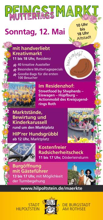  Muttertagsmarkt in Hilpoltstein - mit buntem Rahmenprogramm für die ganze Familie - Foto 2