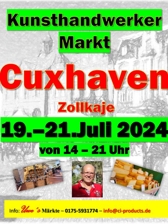  Hafentage Cuxhaven 3 Tage Kunsthandwerkermarkt 2024 - Foto 1