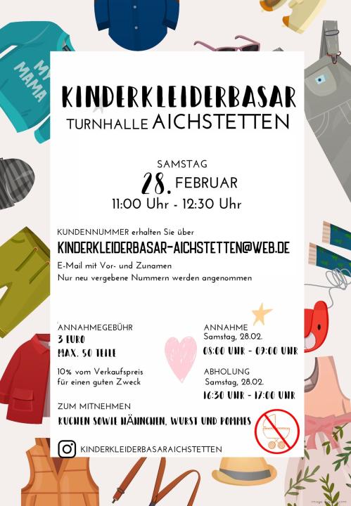  Großer Baby- und Kinderkleiderbasar in Aichstetten - Foto 1