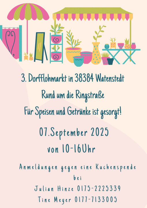  3. Dorfflohmarkt in 38384 Watenstedt - Foto 1