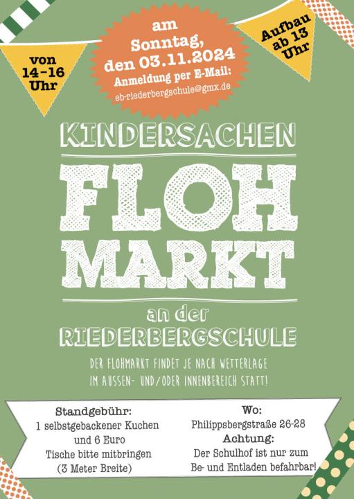  Kindersachenflohmarkt Riederbergschule - Foto 2