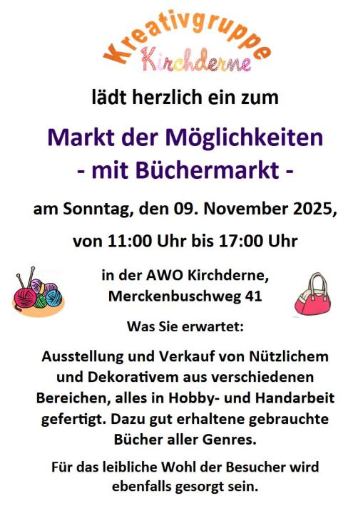 "Markt der Möglichkeiten" mit "9. Kirchderner Büchermarkt" - Foto 1