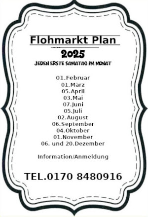 Monatlich Flohmarkt Aschersleben - Foto 1